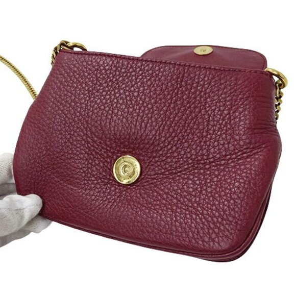 GUCCI Authentic Purple Leather Shoulder Bag - Picture 8 of 13